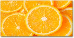 Fotó üvegkép Narancs szeletek 140x70