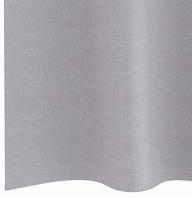 Függönyök függönyökkel 2 pcs Fém szürke 140x140cm Poliészter