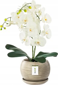 Kerámia kaspó Gömb 4 eco beton talppal