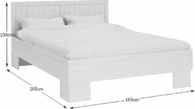 Hálószoba bútor, sosna andersen/tölgy lefkas, PROVANCE