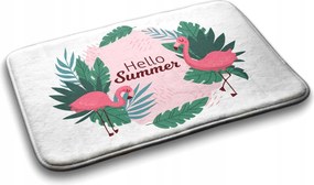 Fürdőszobai nedvszívó szőnyeg Flamingók Madarak 90x60 cm