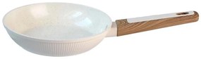 BIANCO 28 cm-es serpenyő, krémszínű/barna