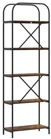 Könyvespolc Füstölt tölgy 60 x 30 x 183 cm Faanyag