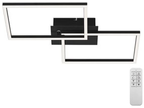 Briloner 3149-018 - LED Dimmelhető felületre szerelhető csillár FRAME 2xLED/15W/230V + távirányító