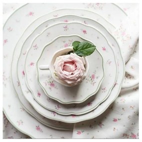 Nonna Rosa 18 db-os porcelán tányér készlet - Brandani
