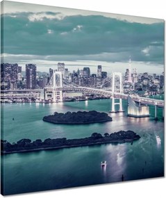 Vászonkép 50x50 Szivárványhíd Japánban