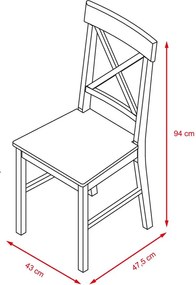 Szett - 2db LINA étkezőszék