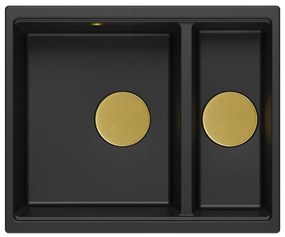 gránit mosogató Logan 150 Black