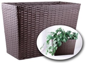 Polyrattan téglalap doboz II