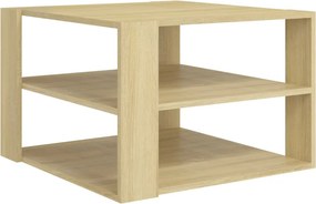 vidaXL sonoma tölgy színű szerelt fa dohányzóasztal 60 x 60 x 40 cm