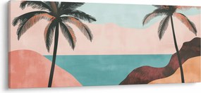 Kép - Pálmafák a tengernél (120x50 cm)