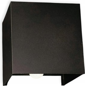 Fali lámpa kocka Led 6W 6000K mozgás- és szürkületérzékelővel