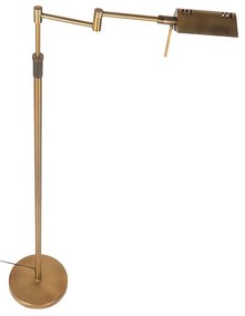 Design állólámpa bronz, LED-del és érintős dimmerrel - Notia