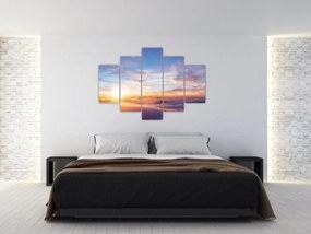 Kép - Naplemente a felhők felett (150x105 cm)