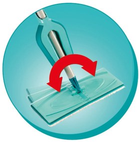 Picobello M Micro Duo lapos felmosó, Leifheit, 33 x 147 cm, műanyag / fém / mikroszálas, zöld