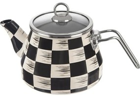 Orion Šachovnice Lem zománcozott teáskanna, 2 l