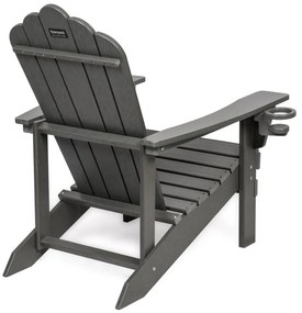 Szürke műanyag kerti fotel Adirondack – Bonami Selection