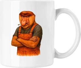 Bögre Építő Hordozó Janusz Wiral 2 Fehér 330ml