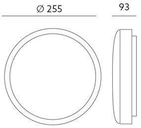 LED Fürdőszobai fali lámpa érzékelővel ORBIS LED/10W/230V IP44