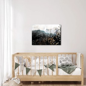 Kép - Vadvirágok illusztrációja (70x50 cm)