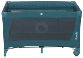 Lionelo - FLOWER utazóágy zöld-türkiz