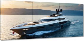 Vászonkép 150x70 Exkluzív motorcsónak