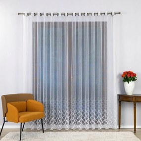 Függöny A Nappaliba, Készre Szerelve, Geometrikus Minta 500X170