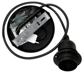 Duolla - Csillár zsinóron OVAL VEGAN 1xE27/15W/230V krémes