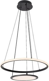RÁBALUX 72040 JASERO Modern Led Függesztett Lámpa Fekete IP20