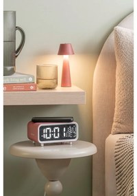 Digitális ébresztőóra vezeték nélküli töltővel Chunky LED – Karlsson