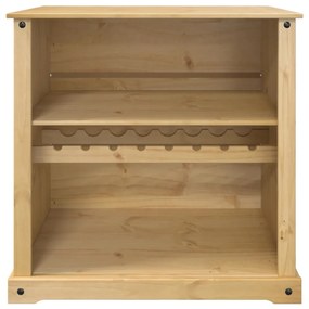 Corona tömör fenyőfa bortároló szekrény 107,5x51x105,5 cm