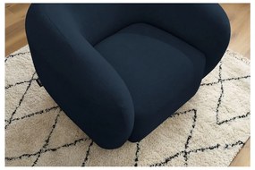 Sötétkék fotel Celine – Bobochic Paris