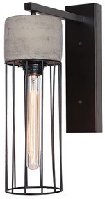 ZAMBELIS-1661 Beton Színű Fali Lámpa 1XE27 40W IP20