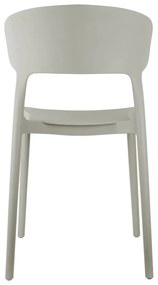 Szürke műanyag étkezőszék Fain – Leitmotiv