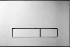 Króm Szatén öblítőgomb Hydroland Slim típusú tartályhoz.