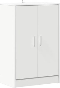 vidaXL fehér szerelt fa cipősszekrény 60 x 35 x 92 cm