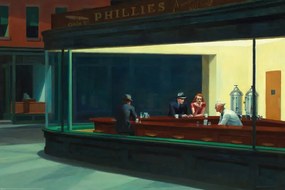 XXL Poszter Edward Hopper - Nighthawks