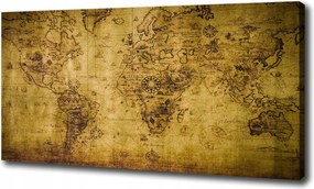 Vászonkép Régi világtérkép 100x70 cm
