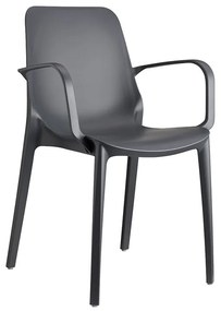 SC Ginevra antracit karfás szék