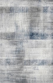 Szőnyeg 120x170 Szürke Kék Nappaliba Vintage Loft Csúszásgátló Bcf