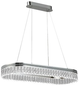 THALIA LED dimmelhető kristálycsillár kábellel LED/50W/230V 3000-6000K + távirányító