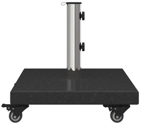Kerekes Napernyő Talp Ø38/48mm Rúd Fekete Gránit 30 kg Négyzet