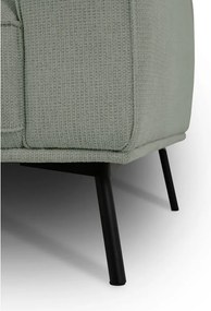 Zöld zsenília sarokkanapé (bal oldali-L alakú) Amsterdam – Scandic