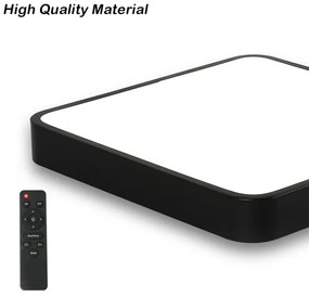 Brilagi LED állítható fényű lámpa POOL SQUARE LED/48W/230V 3000-6000K 50x50 cm fekete+D