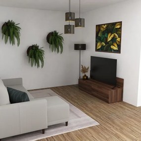 Csillár zsinóron LOFT SHADE 3xE27/60W/230V fekete/arany