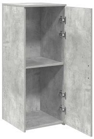 tároló szekrény betonszürke 40x45x103,5 cm szerelt fa