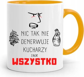 Sárga Bögre Szakácsnak Semmi Sem Idegesít Annyira, Mint a fényképes nyomat