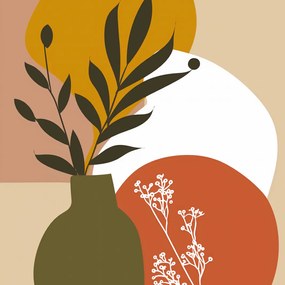 Poszter 40x40cm Virágok a Napban