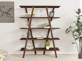 könyvespolc Perla - Walnut