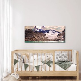 Hegyi tó képe (120x50 cm)